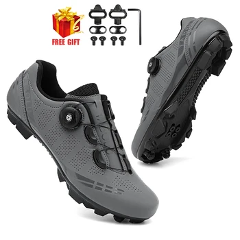 MTB-Schuhe mit Cleats für Herren, Rennrad-Schnell-Sneaker, Damen-Fahrradschuhe, Mountainbike-Schuhe