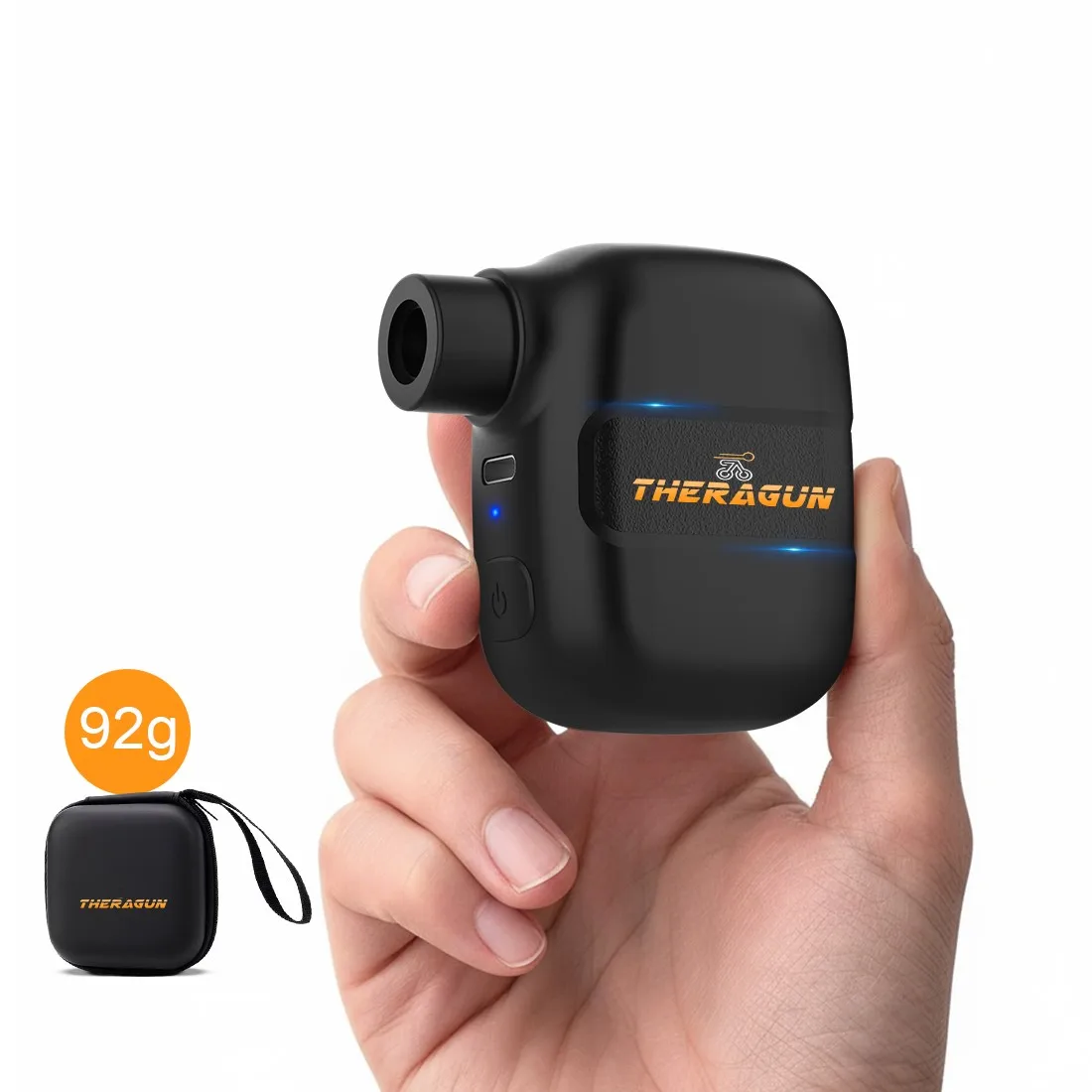 Tragbare Mini-Fahrradpumpe, wiederaufladbarer Luftpumpe, 100 PSI, 5 V, Typ C, Fahrradzubehör