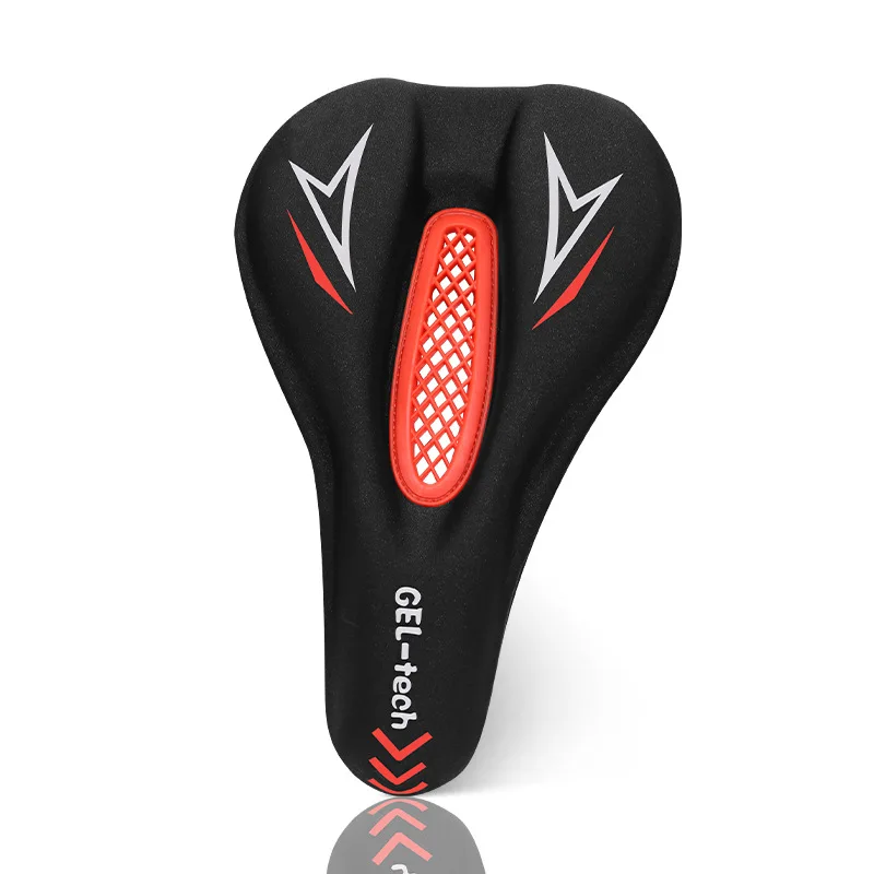 Fahrrad Soft GEL Sitzbezug Silikon Lycra Leder Kissen Gepolstert Sport Fahrrad Outdoor Stoßdämpfung Sitzbezug
