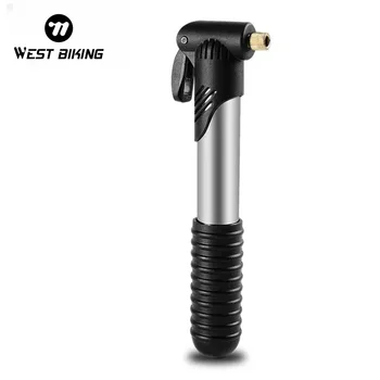 WEST RADFAHREN Tragbare Mini Fahrrad Pumpe Radfahren Hand Luftpumpe Ball Reifen Inflator Schrader Presta