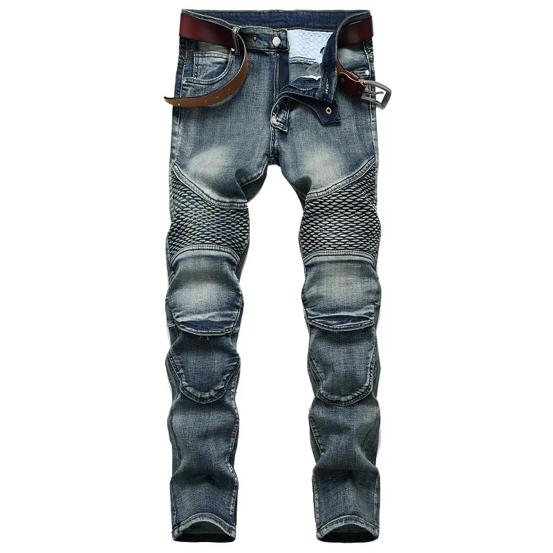 Motorrad Hosen Männer Moto Jeans Schutz Getriebe Reiten Touring – Image 3