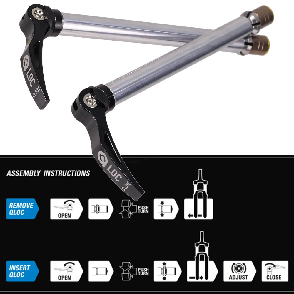 HEPPE Fahrrad Steckachse Schnellspanner 15x100mm 15x110mm MTB – Image 4