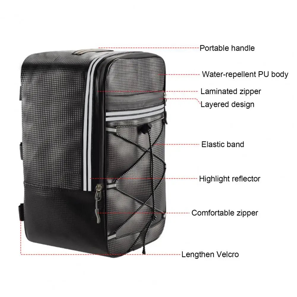 15L Fahrrad Hinten Sitz Tasche MTB Fahrrad Gepäck Träger Rack – Image 5