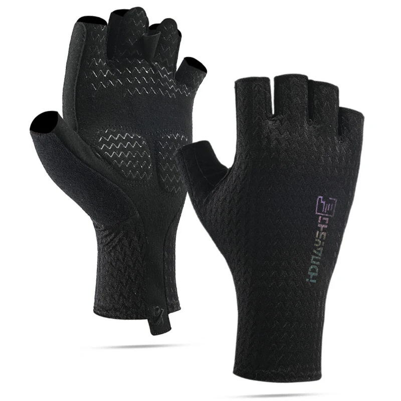 Halbfinger Radfahren Fahrradhandschuhe Fitness Atmungsaktive – Bild 5
