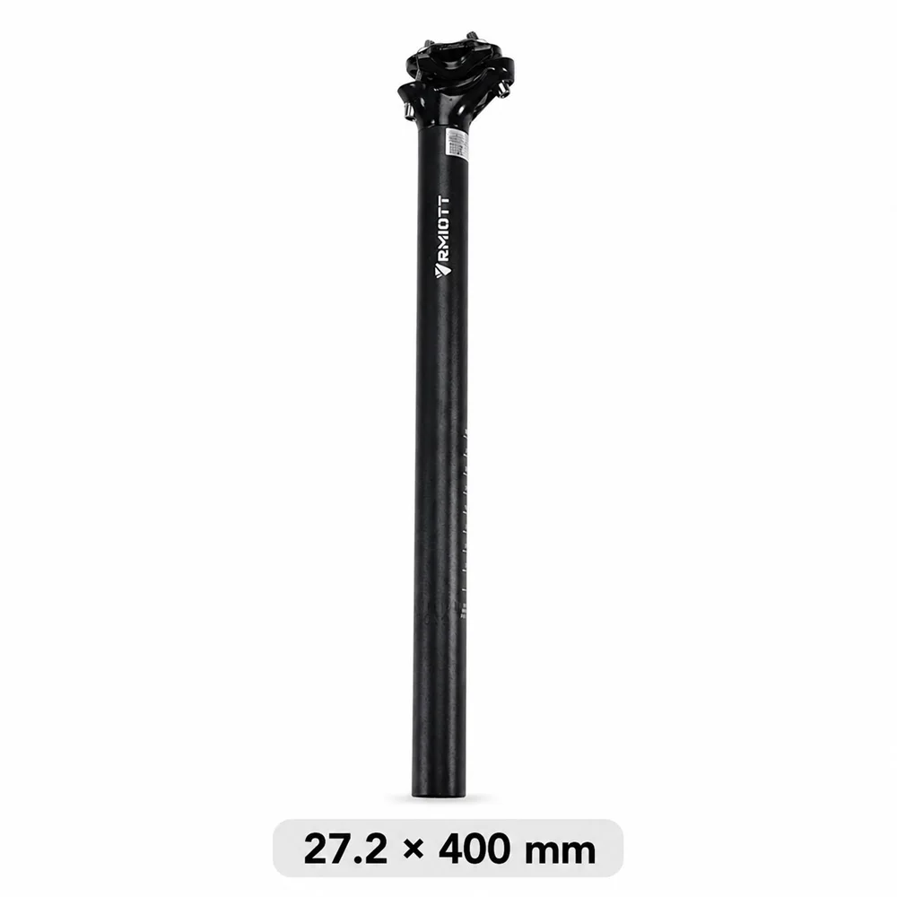 RMIOTT Aluminiumlegierung Fahrradsattelstütze 27,2 31,6 X 400mm Doppelbolzen Verstellbare Sattelstütze für MTB