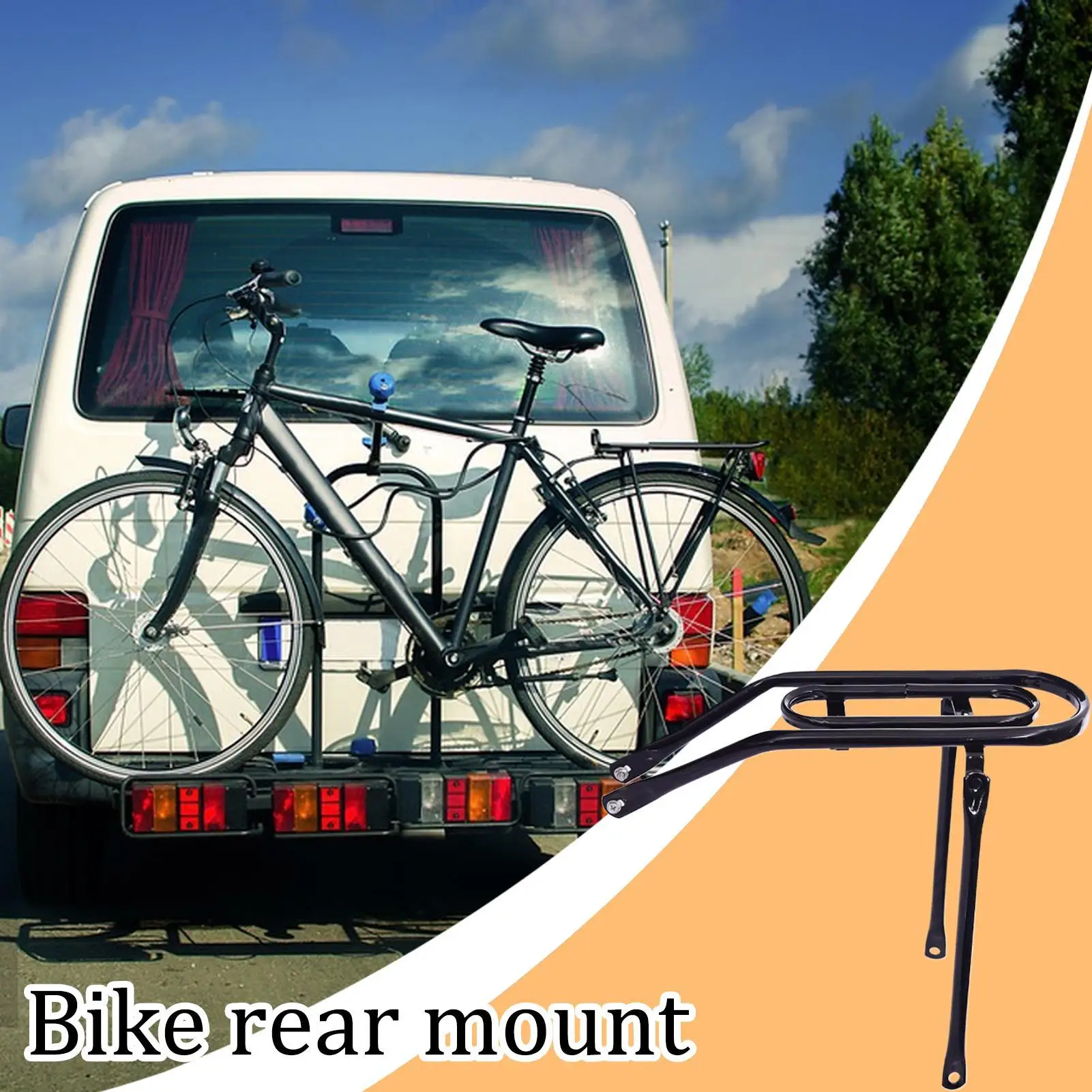 Gepäckträger für Fahrradheck, leichter Fahrradträger für Gepäck – Image 3
