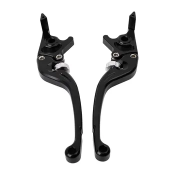 Motorrad 22 mm 7/8 CNC-Bremshebelgriff, verstellbarer Scheibenbremshebel vorne und hinten, passend für die