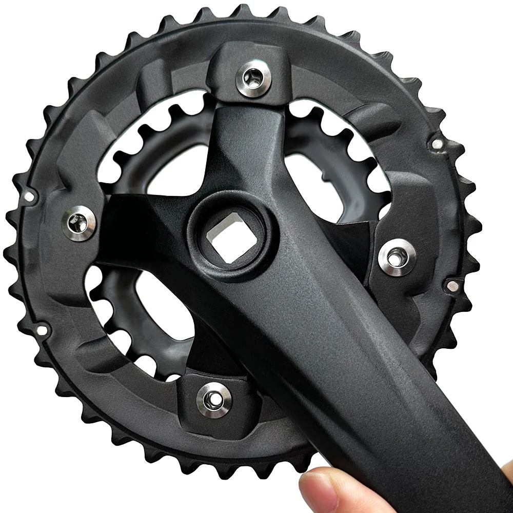 10 geschwindigkeit 10S kettenräder 24T 38T M610 M615 64/104BCD MTB – Image 6