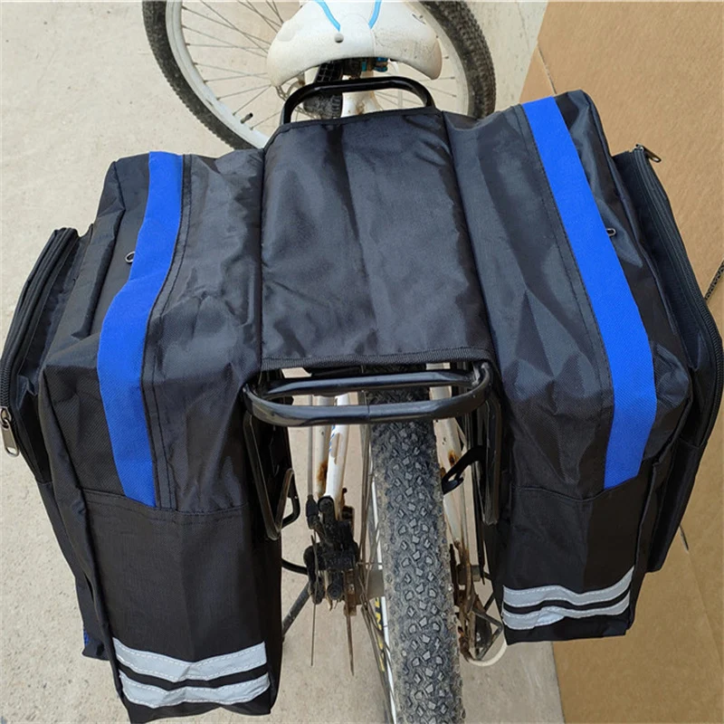 Radfahren Doppelseitiger Gepäckträger Fahrrad 2-in-1 Camo Trunk Bag Mountain Road Fahrrad Hecksitz Packtasche