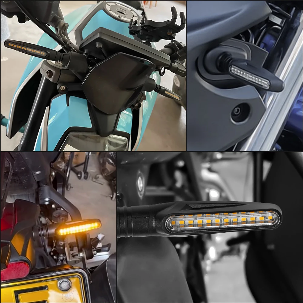 Motorrad Blinker Lichter Universal LED Motorrad Blinker Tagfahrlicht – Bild 5