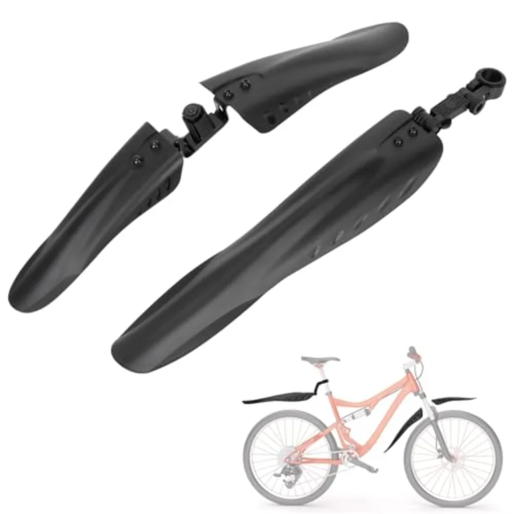 Fahrrad-Schutzblech-Set vorne und hinten, verstellbar, universell, 22-27,5 Zoll, verdickter Spritzschutz