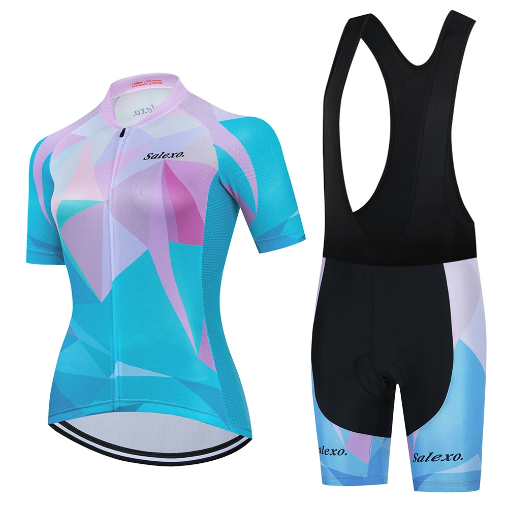 Frauen Sommer Neue Kurzarm Radfahren Jersey Racing Fahrrad Kleidung – Image 4