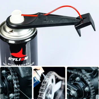 Motorrad Kette Schmiermittel Applikator Werkzeug Fett Schmierung Kit Kette Luber Öler Reiniger Motorrad