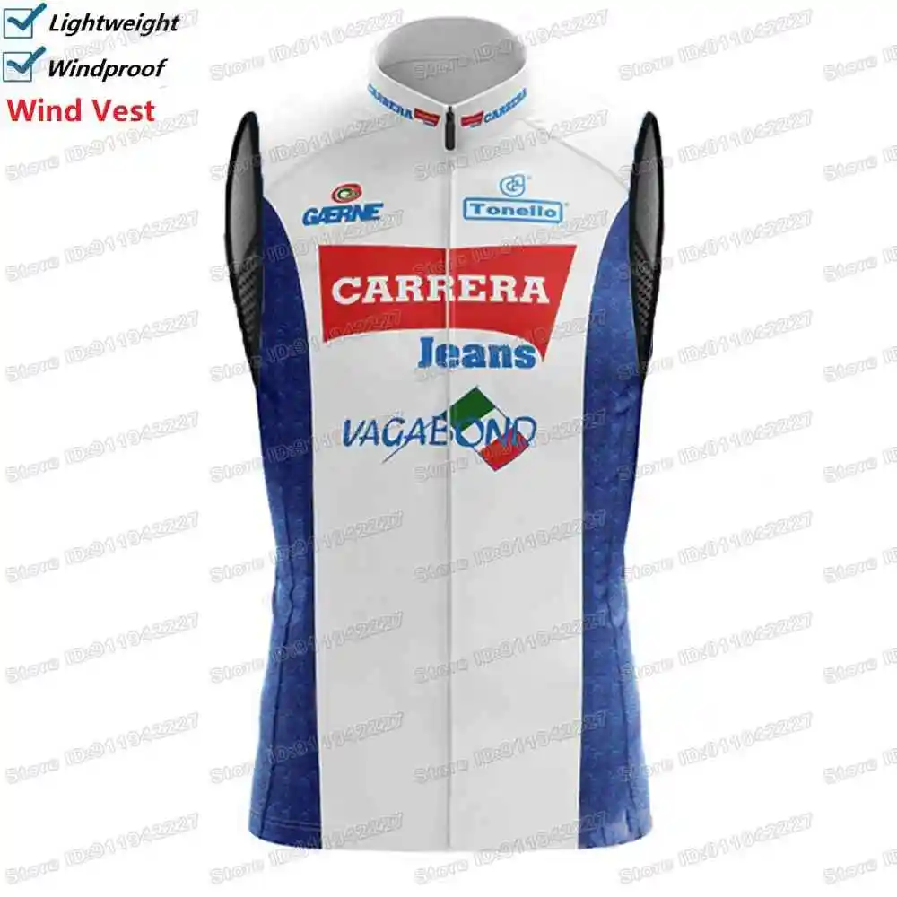 Klassische Retro Team Radfahren Weste Winddicht Männer Vintage Wind – Immagine 5