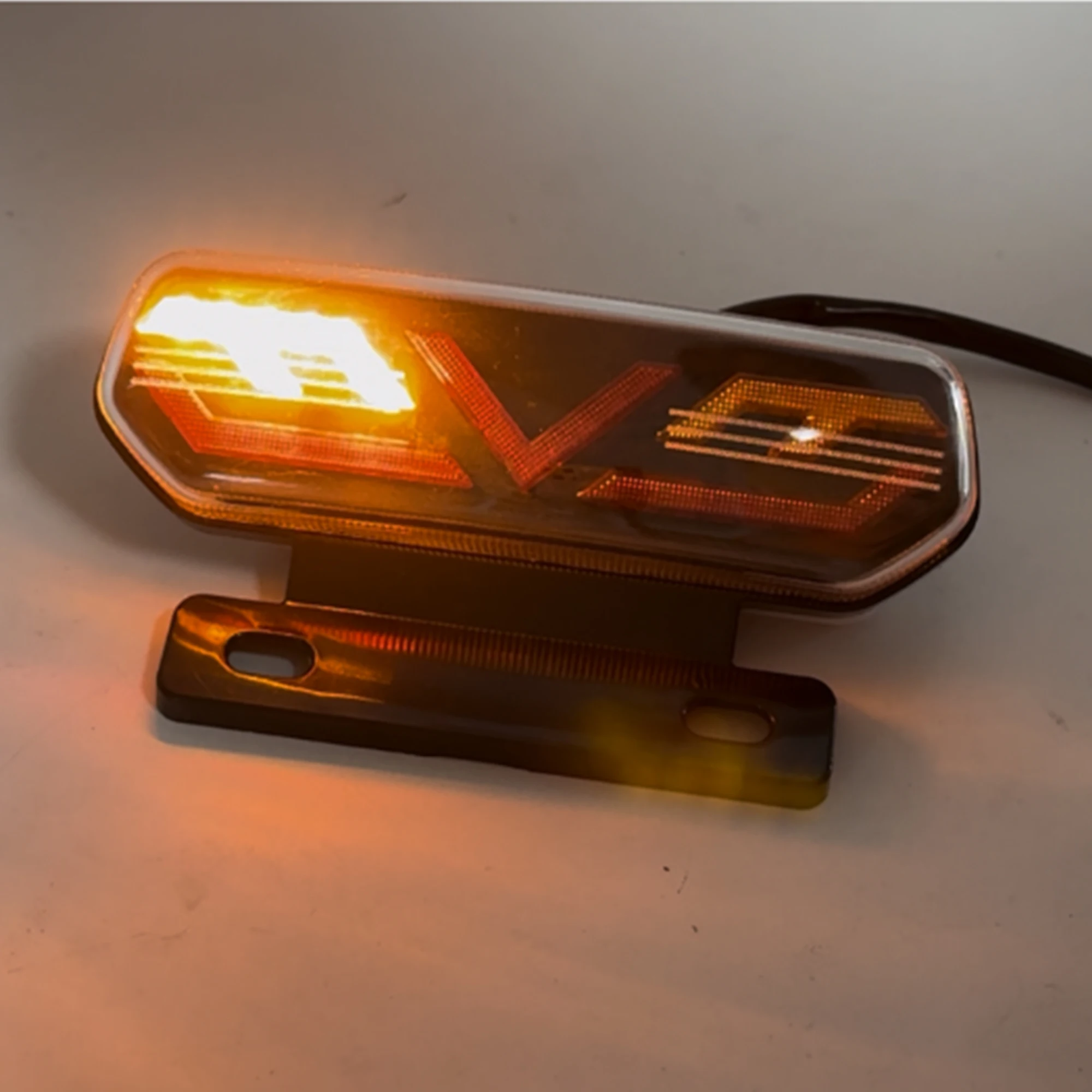 Powermotor Motorrad Rücklichter LED Motorrad Stop Blinker Richtung – Bild 3