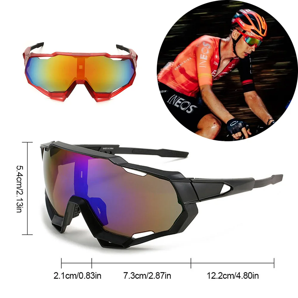 Radfahren Brille Outdoor Sport Bunte Winddichte Sonnenbrille UV Schutz Fahrrad Brille Sport Brillen Outdoor