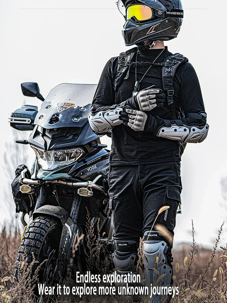 Motorrad-Schutzausrüstung, Knieschoner, Ellenbogen- und Beinabdeckung, Schutz für Erwachsene, Ausrüstung
