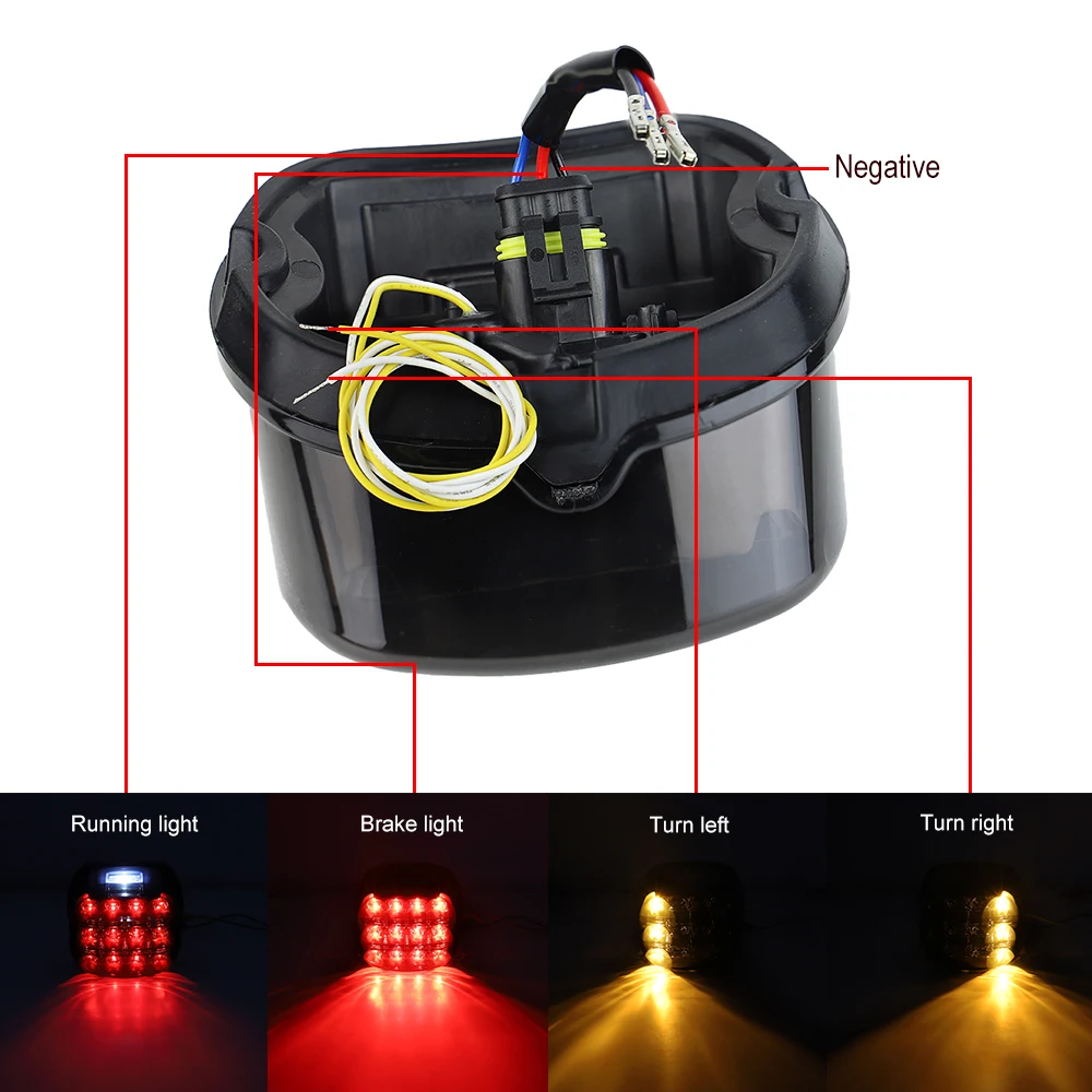 LED Bremsrücklicht Motorrad Blinker Licht für FLSTF Night Train – Bild 5