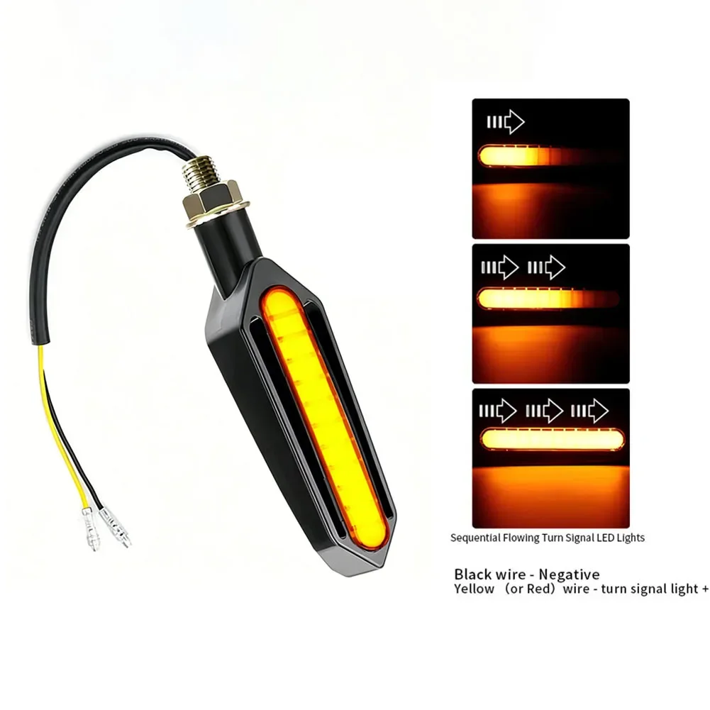 18/24 LED Blinker Motorrad Richtungsanzeiger Blinkende Heck-Bremsleuchte Blinklicht Stoppsignalleuchte Motos