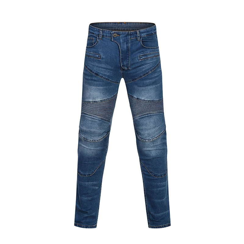 Slim Straight Motorradjeans für Damen und Herren, Anti-Sturz-Fahrhose – Image 6