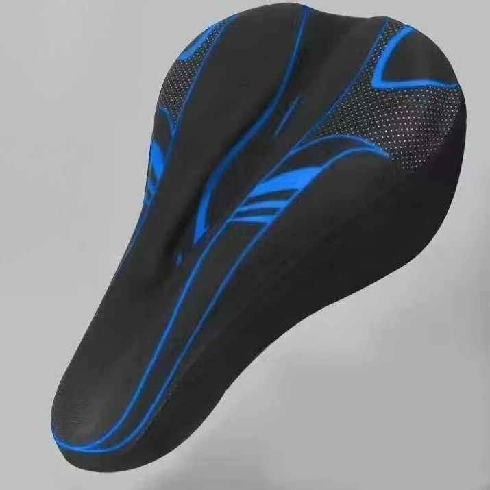 Gepolsterter Gel-Fahrradsitzbezug, verstellbares, weiches Sattelkissen für Mountainbikes, Rennräder, Fahrräder