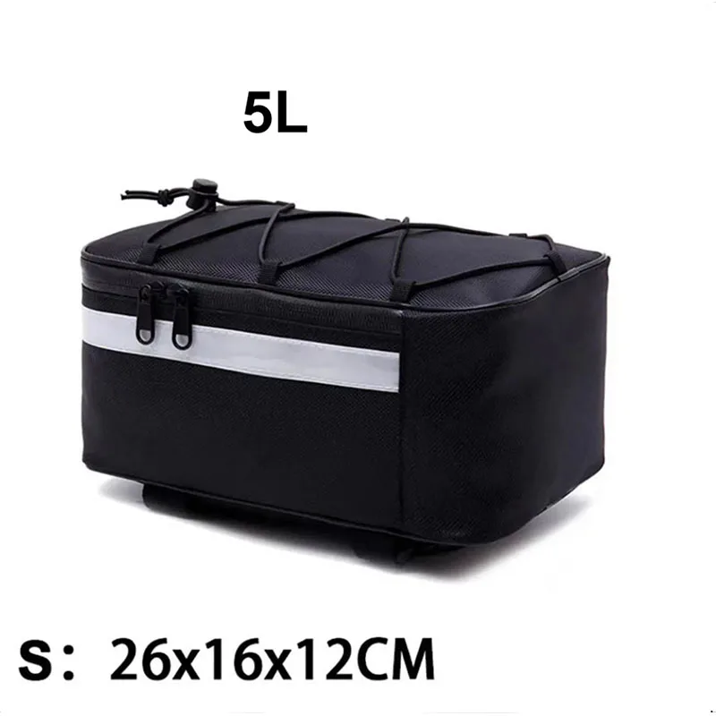 Tragbare Fahrrad-Gepäckträgertasche Fahrrad-Rücktasche 13L/9L/5L Rücksitz-Satteltasche Reflektierende