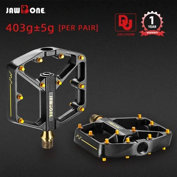 Jawbone 2023 MTB-Pedale, flache Fahrradpedale, ultraleichtes Aluminium, 9/16 Zoll abgedichtete Lagerplattform