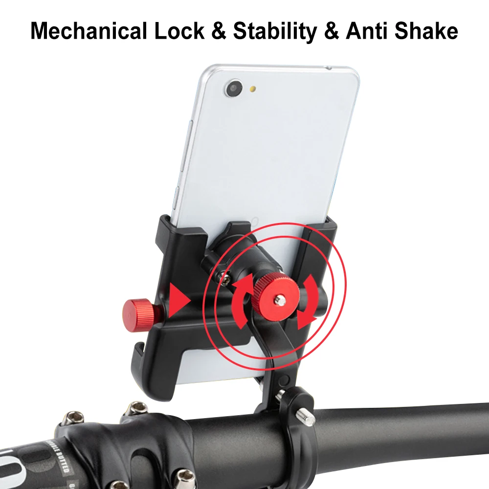 Fahrrad-Motorrad-Telefonhalter, Aluminium-Lenker – Image 3