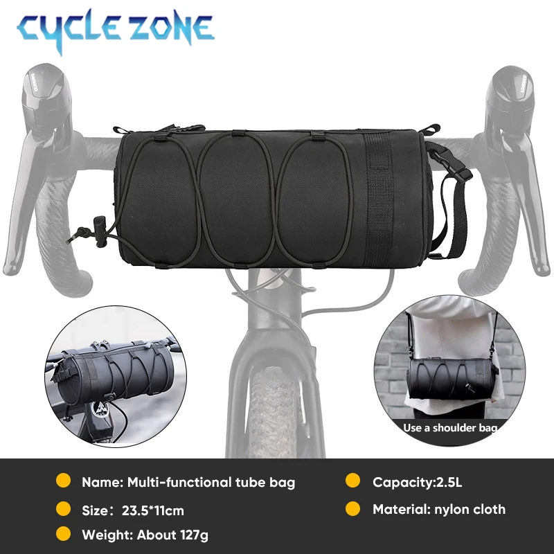 Fahrradlenkertasche, multifunktionale Fahrrad-Fronttasche – Bild 2