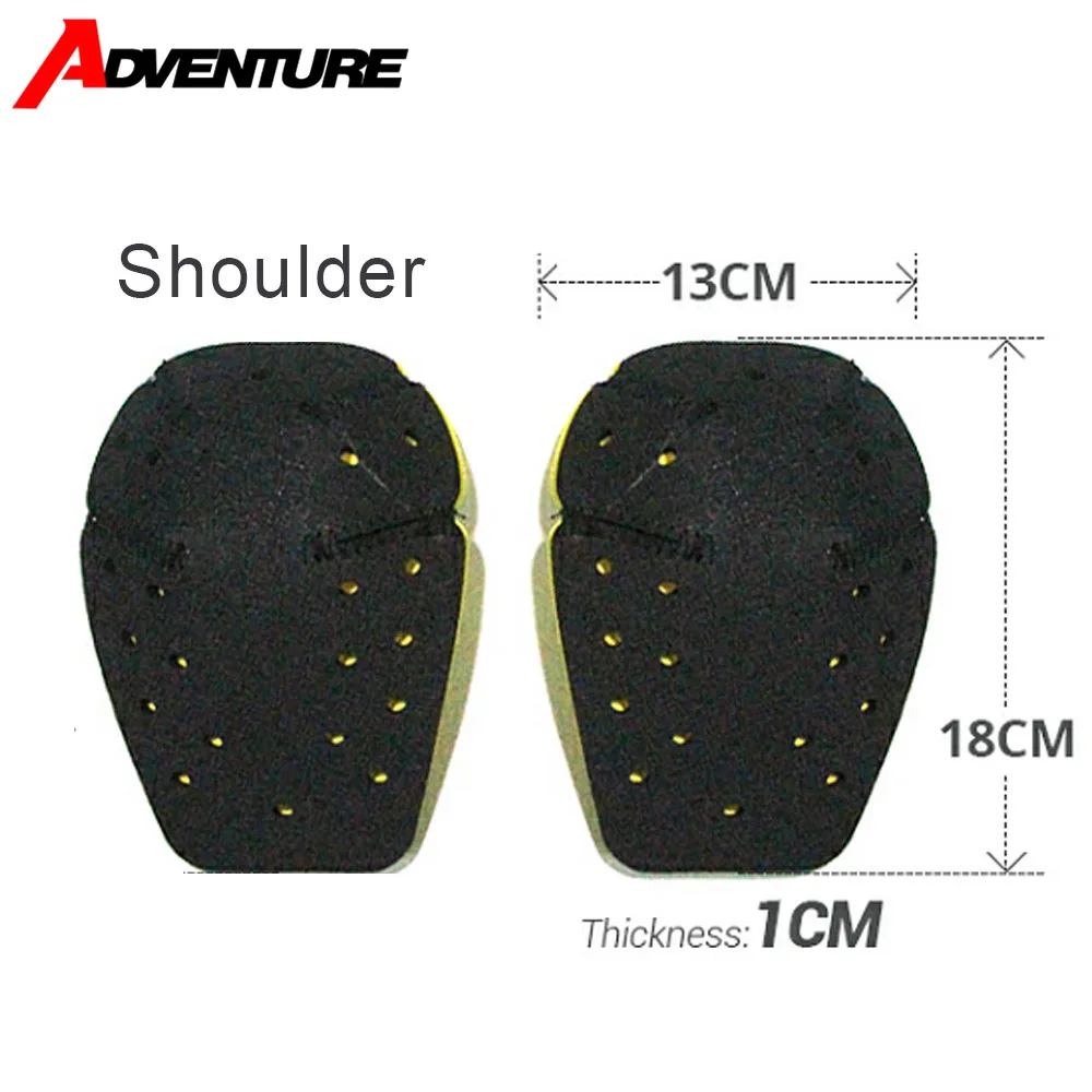 Motorrad Schutzausrüstung Rückenschutz Motocross Jacke CE Protector Schulterpolster Ellenbogenschützer