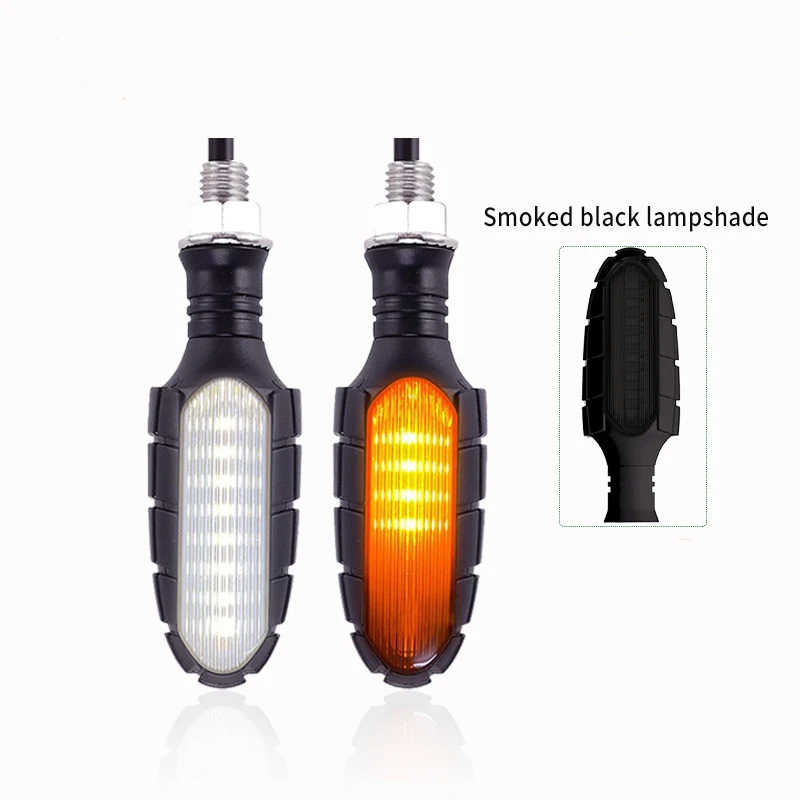 16 LED Motorrad Blinker Lichter Wasserdichte DRL Blink Motorrad Anzeige Blinker Moto Schwanz Bremse Warnung