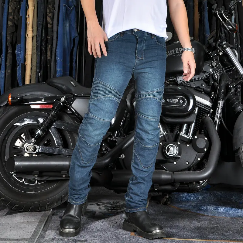 Motorrad Hosen Männer Moto Jeans Schutzausrüstung Reiten Touring – Image 6