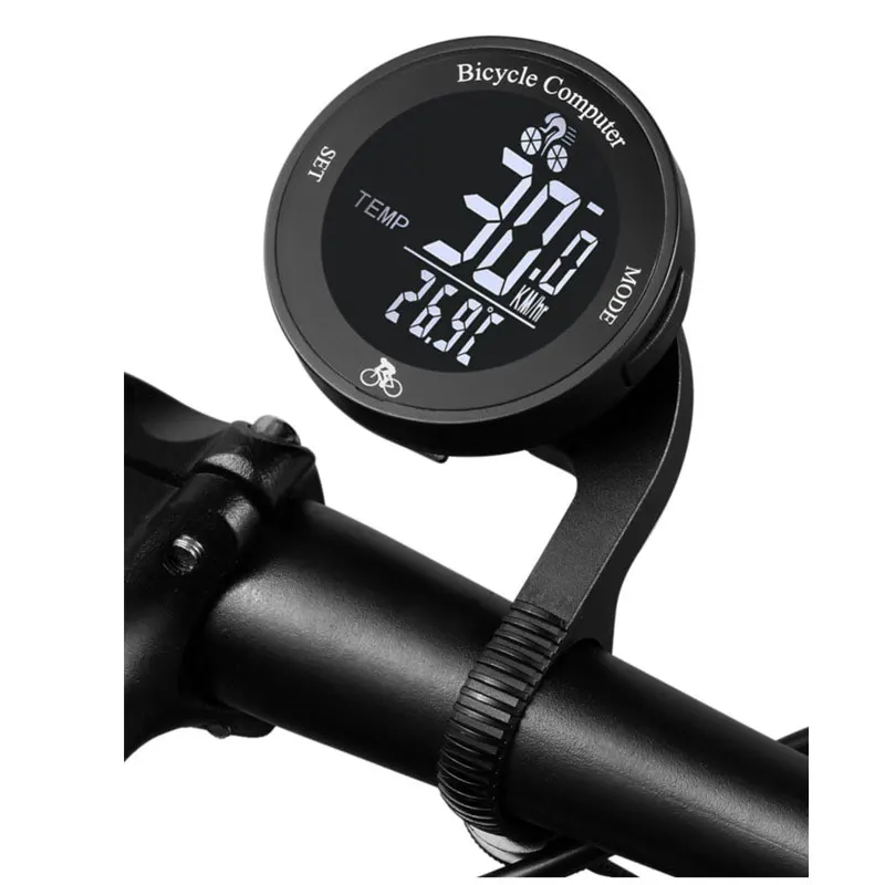 Kabelloser Fahrradcomputer LCD Digital Fahrradtacho Wasserdichter Fahrrad-Kilometerzähler Multifunktionaler