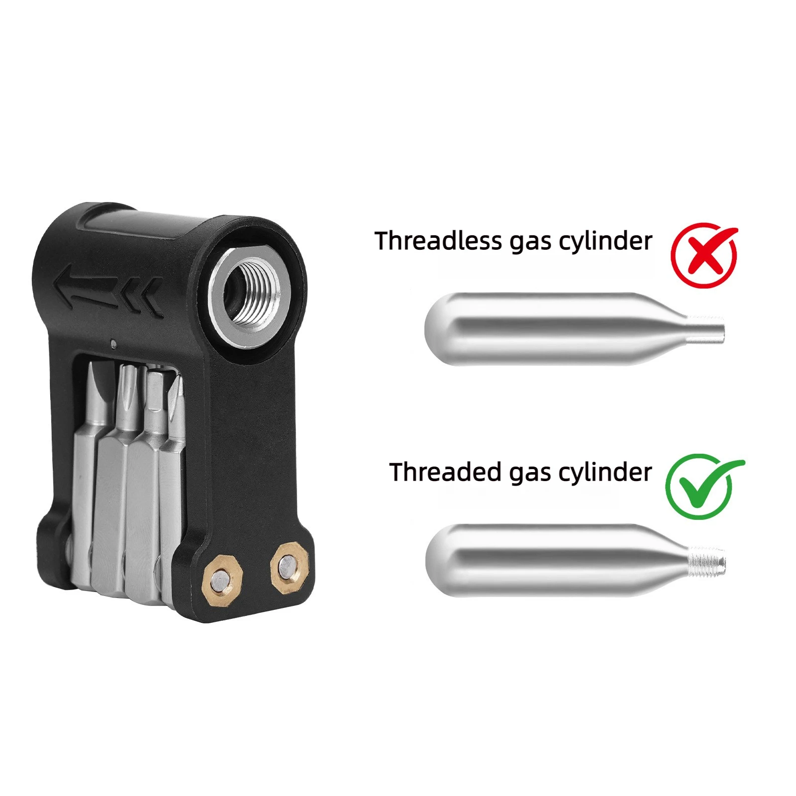 9-in-1-Fahrrad-Multitool, tragbar, zusammenklappbar – Image 3