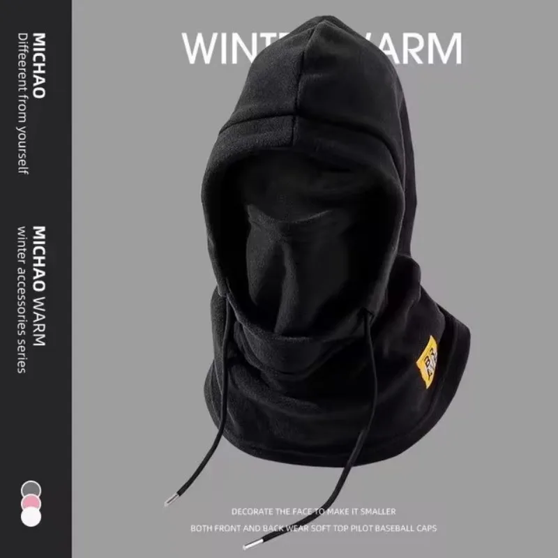 Motorrad Winter Thermo Halswärmer Outdoor Fleece Sturmhaube Schal Skifahren Gesichtsmaske Snood Kapuze Hut
