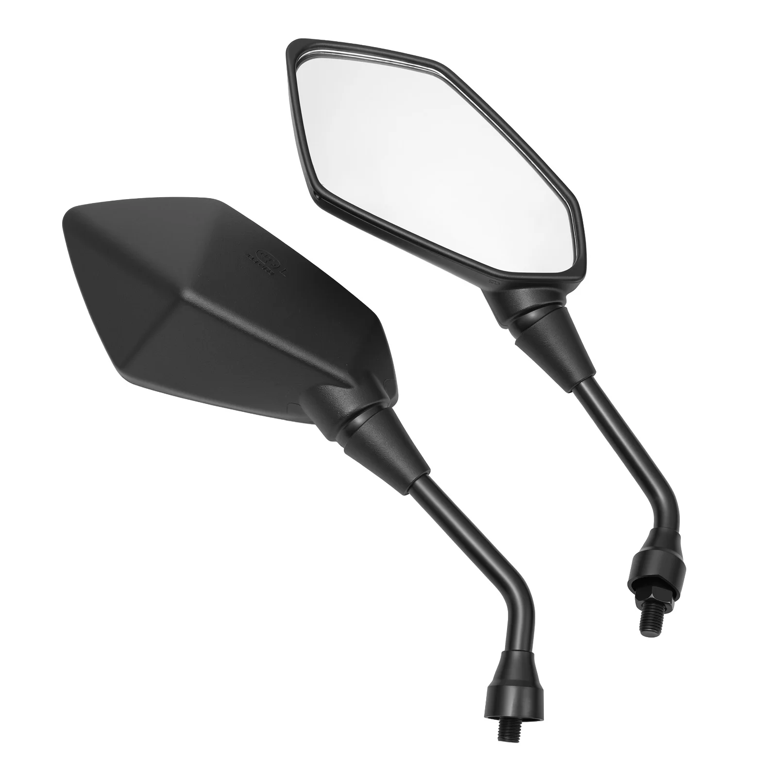 1 Paar Motorrad-Lenkerspiegel M10 Rückspiegel Lenker-Rückspiegel – Immagine 5