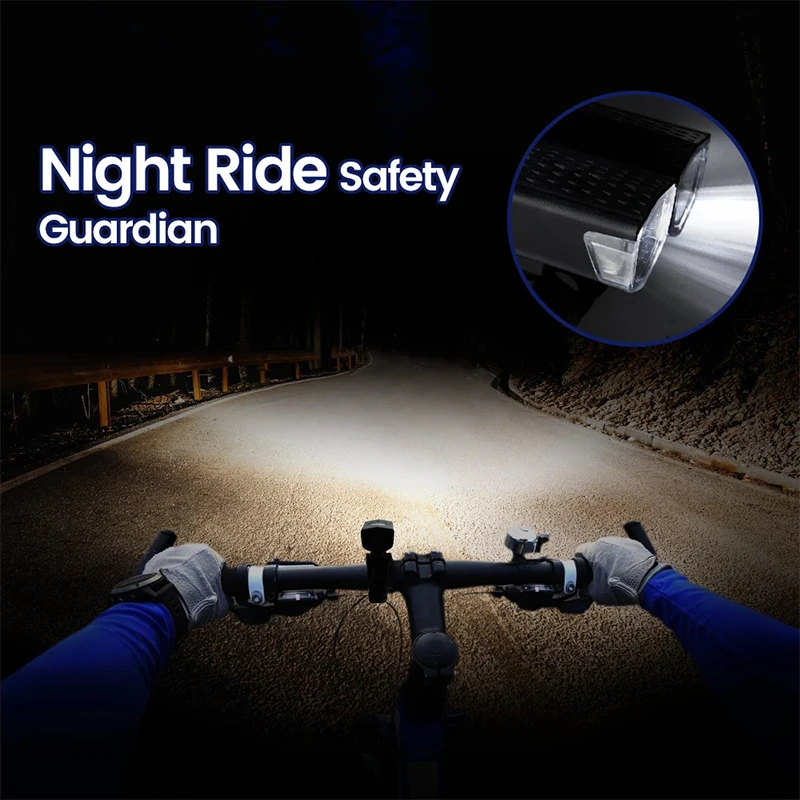 Fahrradlicht USB LED Wiederaufladbares Set Rennrad Vorder – Bild 4
