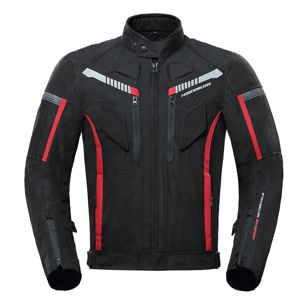 Wasserdichte Motorrad jacke Männer Motorrad fahrer jacke Moto Road Racing Kleidung tragbarer Moto schutz
