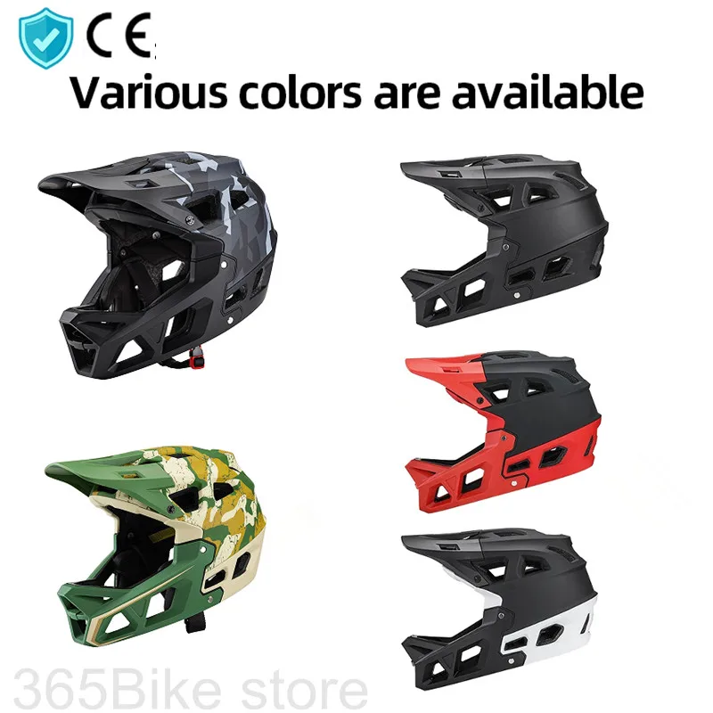 Integraler MTB-Fahrradhelm für Herren und Erwachsene, DH BMX – Bild 3