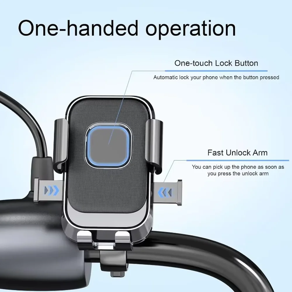 Universelle Fahrrad-Handyhalterung 360 ° Drehbarer Handyhalter – Image 3