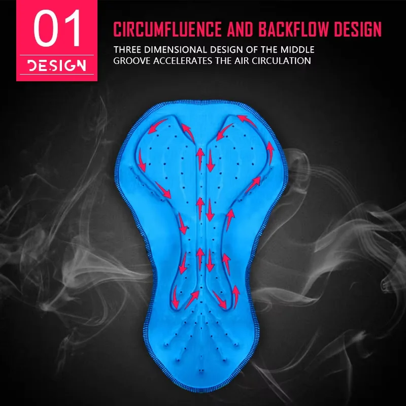 Damen-Radhose mit Latz, 3D-Gel-Polsterung, schnelltrocknend – Image 3