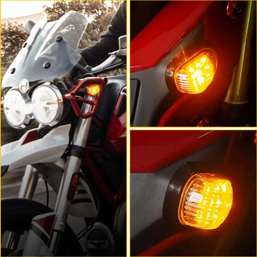 Motorrad LED Blinker Schwanz Stop Indikatoren Blinker Rücklicht – Bild 6