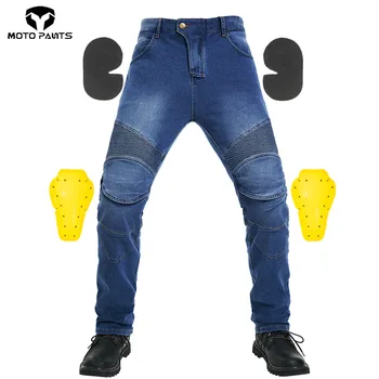 Motorrad Jeans Tragbare Motorrad Moto Hosen Touring Racing Reithose Mit CE Motorrad Schutz