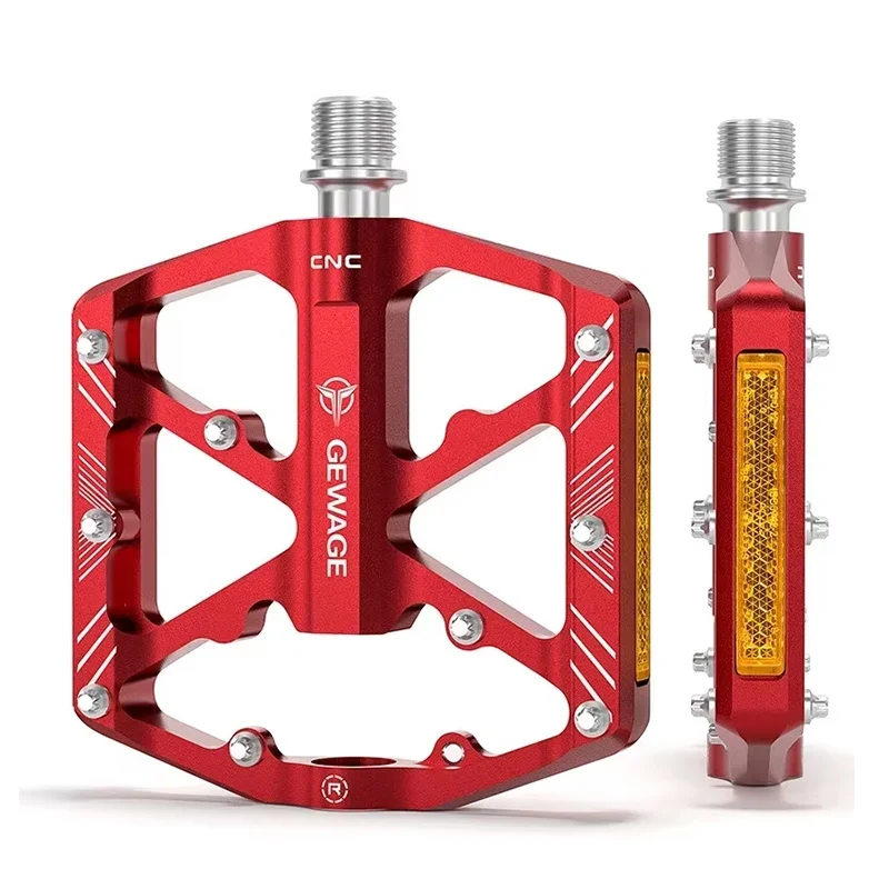 Rutschfeste Fahrradpedale aus Aluminiumlegierung MTB Rennrad-Pedale 3-Lager-Fahrradpedale Plattform 9''16