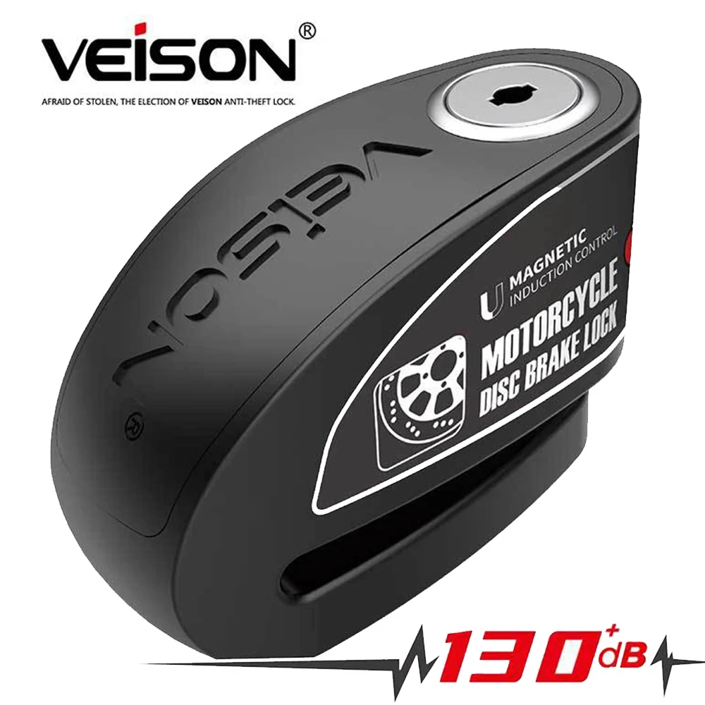 Motorrad Wasserdichtes Alarmschloss Fahrrad DiscLock Intelligenter Steuerbarer Alarm Scheibenbremsschloss