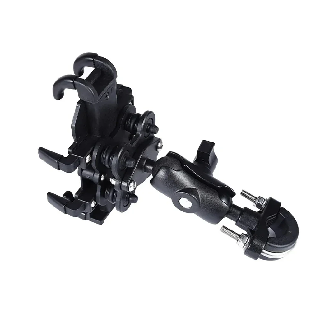 Moto Motorrad Telefon Halterung Lenker Halter Stoßfest GPS Halterung – Image 6