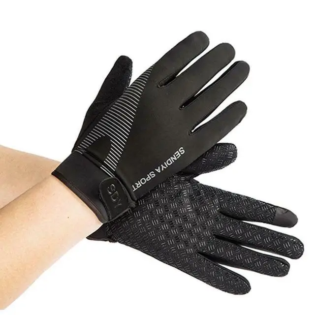 Fahrrad handschuhe Voll finger Touchscreen Motorrad Fahrrad MTB Fahrrad Männer Frauen Handschuhe Fitness