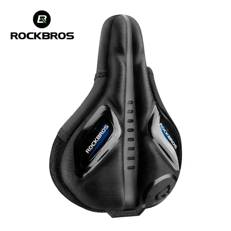ROCKBROS Fahrradsattelbezug, elastisch, atmungsaktiv, weiches Gel, Fahrradsattelbezug, bequem, stoßfest