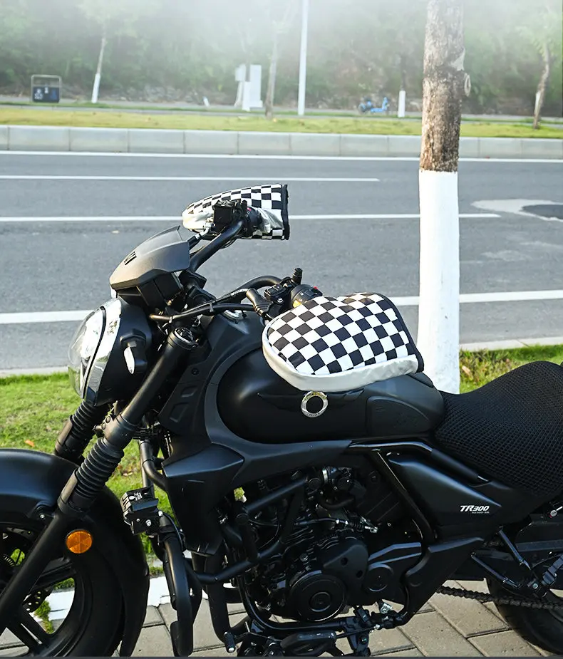 Motorradhandschuhe Winter Warm Wasserdicht Griffhandschuhe Fleece-Gefüttert Motorrad-Handschutz Für Roller