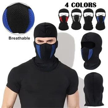 Motorrad-Vollgesichtsmaske, Sturmhaube für Männer und Frauen, Sport, atmungsaktiv, staubdicht, winddicht